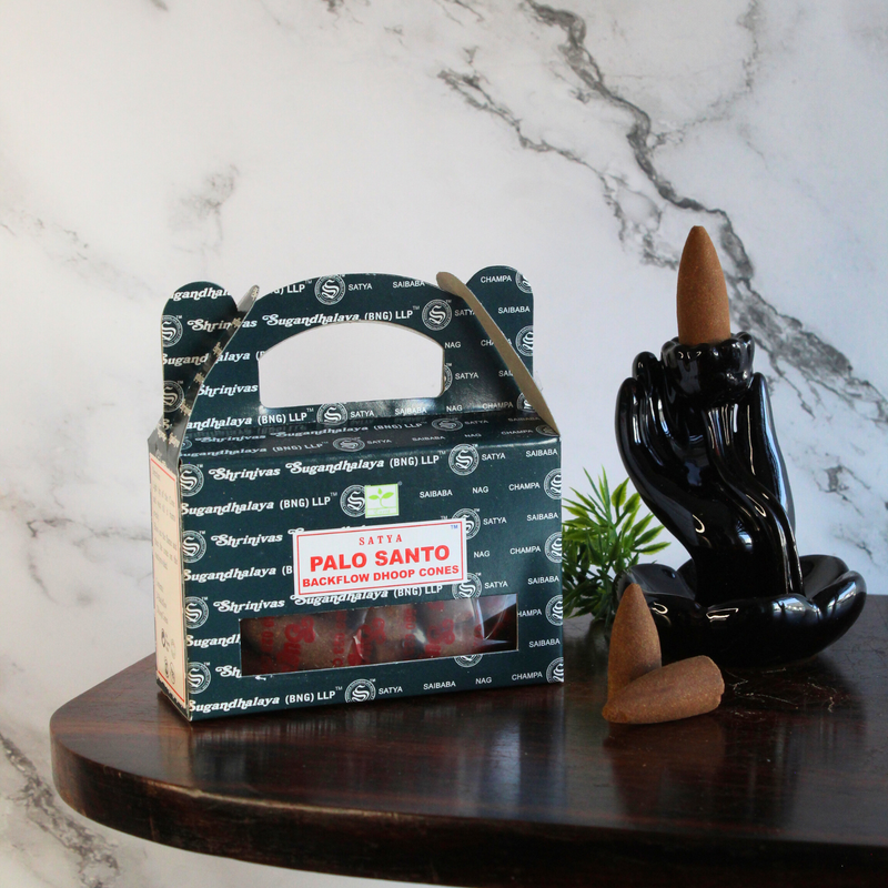 Satya Palo Santo Backflow Dhoop Cones - Image 4