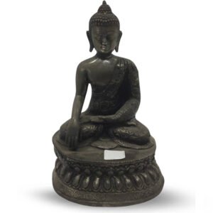 Budha 20cm Silver Antique