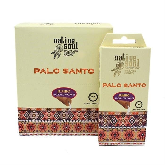 Native Soul Jumbo Backflow Cones Palo Santo - Image 2