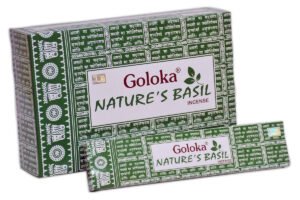 Goloka Nature's Basil Incense 15 Grams