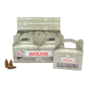 Satya White Sage Backflow Dhoop Cones