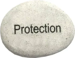 Carved Stone Pebbles Protection (3.5 inch)