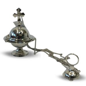 Nickel Hanging Incense Burner (10 Cm)