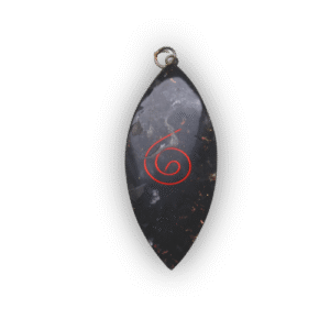 Orgone Pendant Oval Shape-Shungite-Spiral