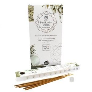 Green Tree Gemstone Incense Purification White Sage Selenite