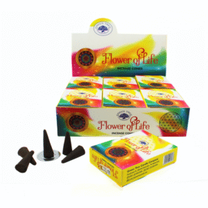 Green Tree Flower of Life Cones