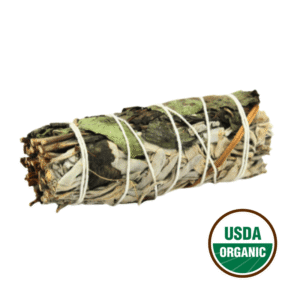 White Sage & Peppermint Smudge Stick 10cm