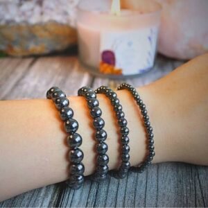 Hematite Beaded Bracelet - Brazil