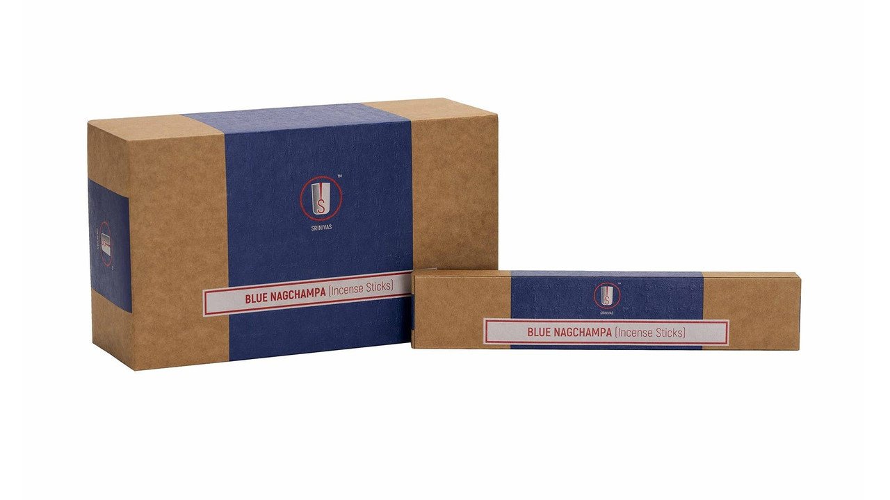 Srinivas Blue Nagchampa Incense 15 Grams