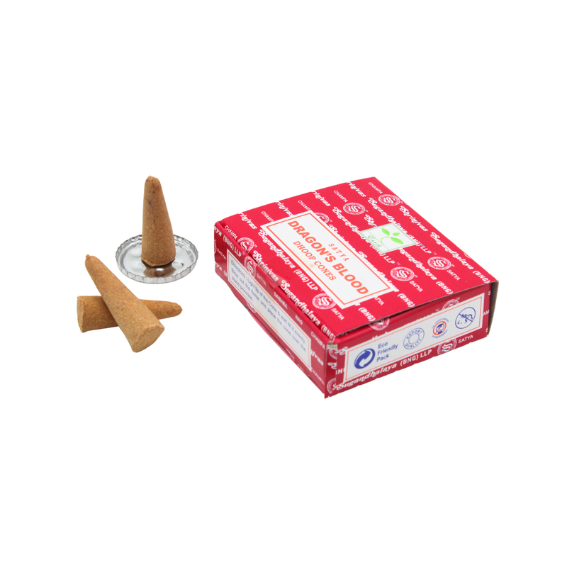 Satya Dragon's Blood Dhoop Cones - Image 3