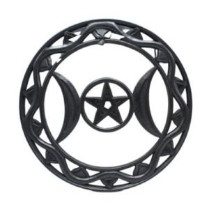 Wall Hanging Triple Moon Pentagram