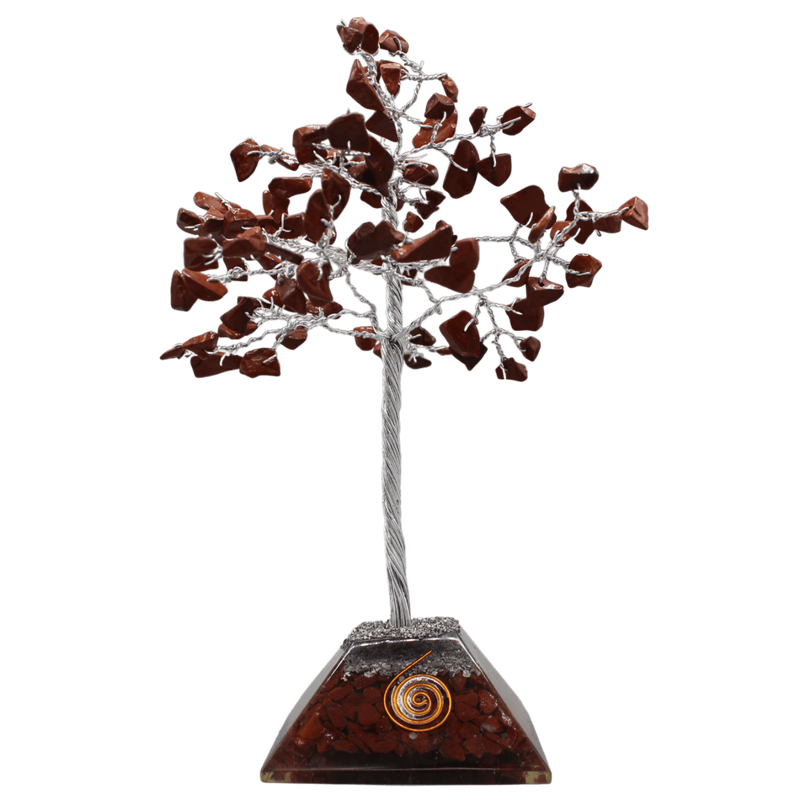 Red Jasper Tranquility Gem tree Small