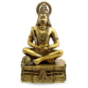 Hanuman Sitting W/ Ring 15"