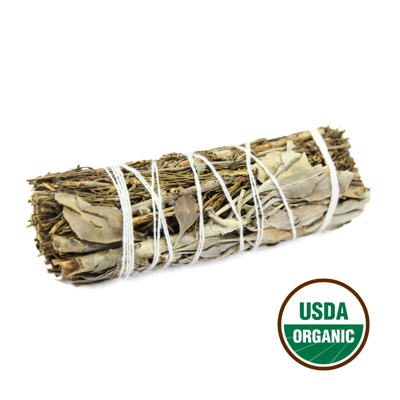 White & Copal Sage 10 cm