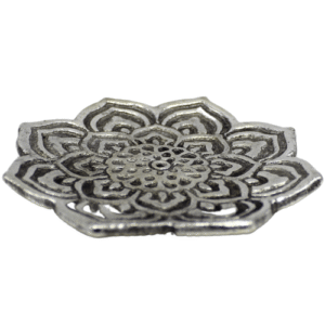 Incense Holder Mandala Silver Antique Finish