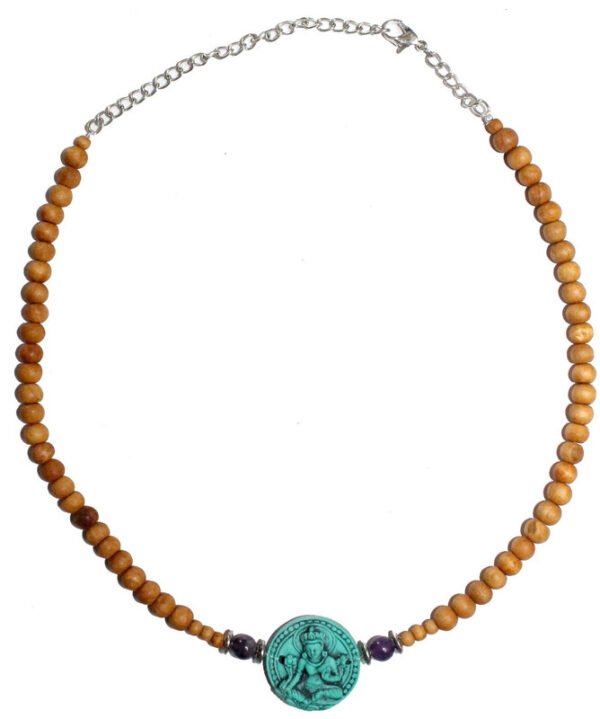 Chocker Sandalwood -Turquoise Tara