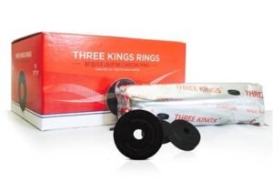 Three Kings Rings Charcoal 40mm/80