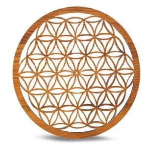 Lcw Incense Holder Flower of Life 20 Cm Set of 2   Pcs