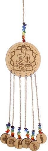 WOOD LASER ENGRAVED HANGING-BUDDHA