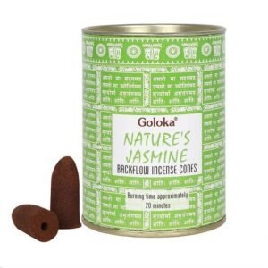 Goloka Nature's Jasmine Back Flow Cones Pack (12 Cans)