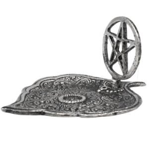Incense Holder Pentagram Antique Finish
