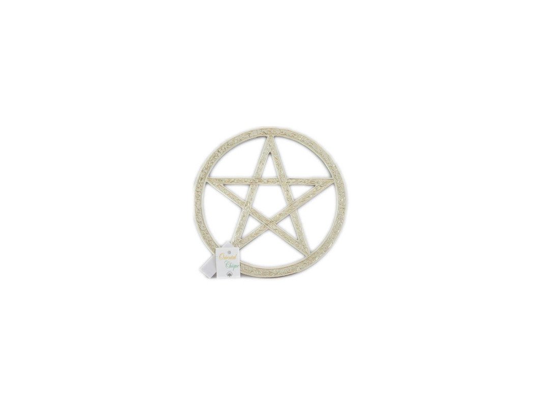 Nickel pentagram 25 cm