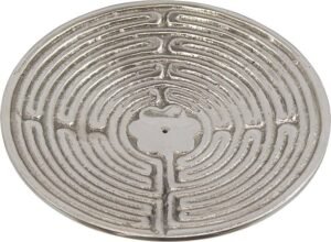 Metal Labyrinth Incense Holder
