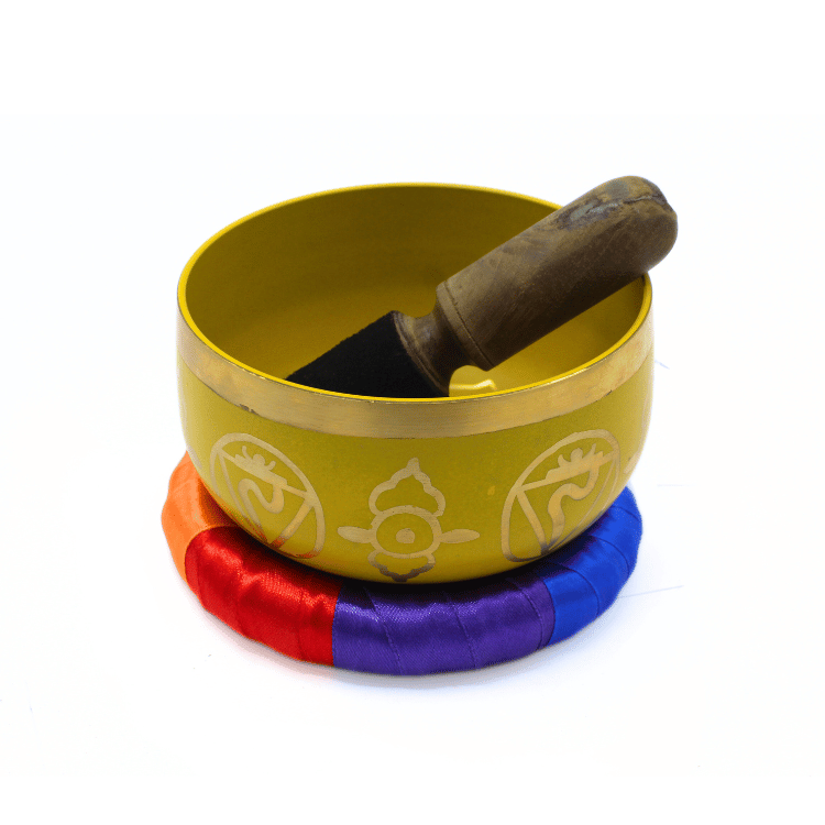 Solar Plexus Chakra Singing Bowl Yellow - Image 3