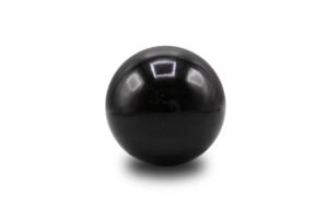 Sphere Obsidienne Argentee