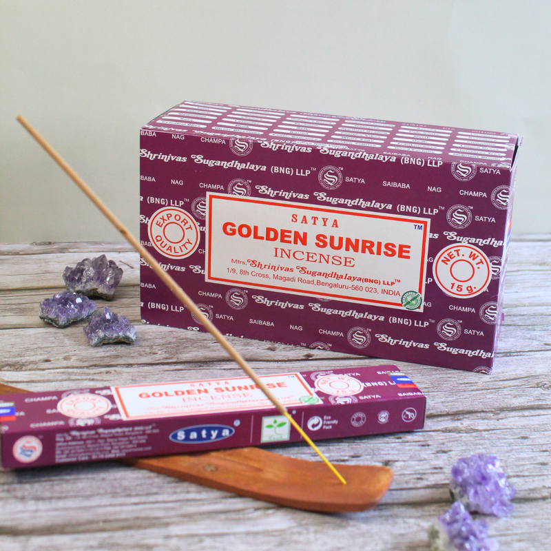 Satya Golden Sunrise Incense Sticks - Image 4