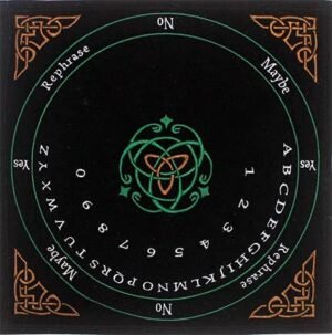 Velvet Pendulum Mat English -Celtic in Colors