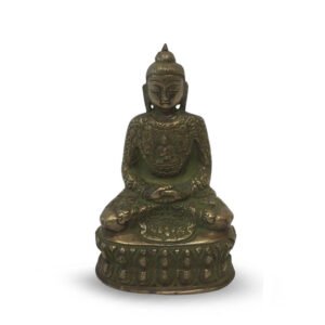 Budha Green Powder Finish 14cm