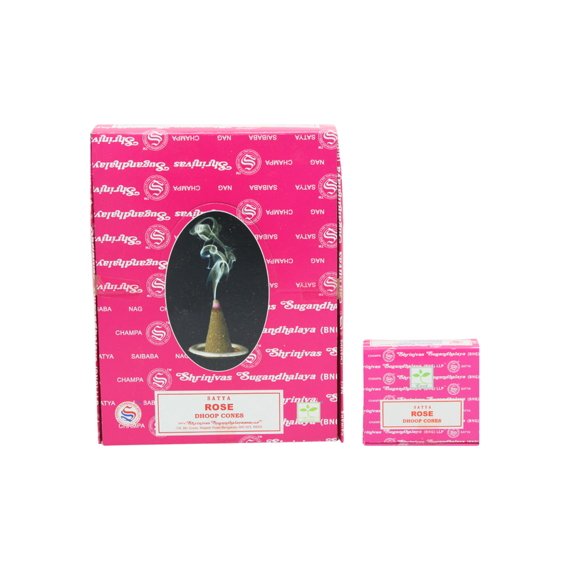 Satya Rose Dhoop Cones - Image 2
