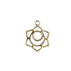 Pendant Sacral Chakra Brass
