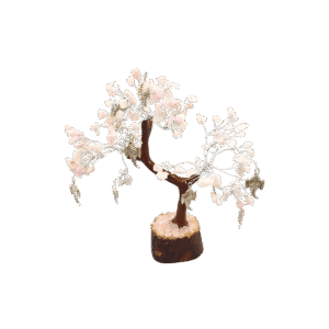 Rose Quartz Wisdom Gem tree Small