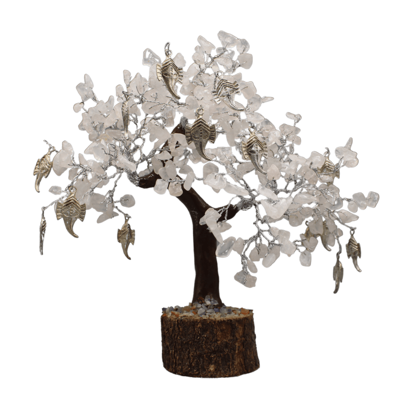 Rose Quartz Wisdom Gem tree Large
