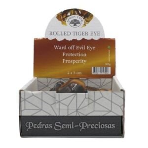 Tiger Eye tumbles stones display 500g