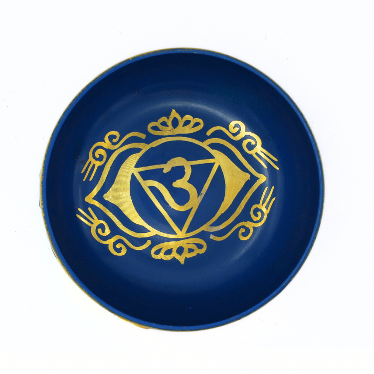Third Eye Chakra Singing Bowl Cobalt Blue - Image 3
