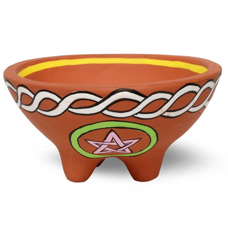 Smudge Bowl Pentacle with legs