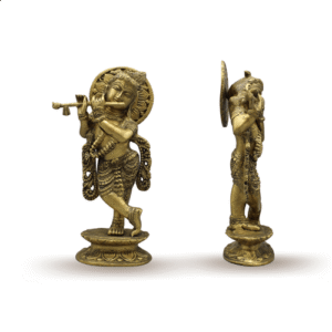 Krishna Standing on Lotus Base 10.75"