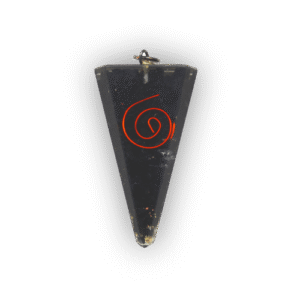 Orgone Pendant Triangle Shape-Black Tourmaline-Spiral
