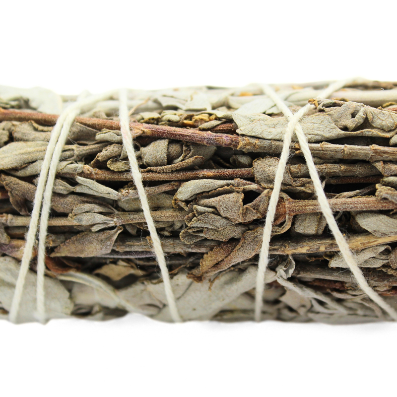 White Sage & Royal Sage Smudge Stick 10cm - Image 2