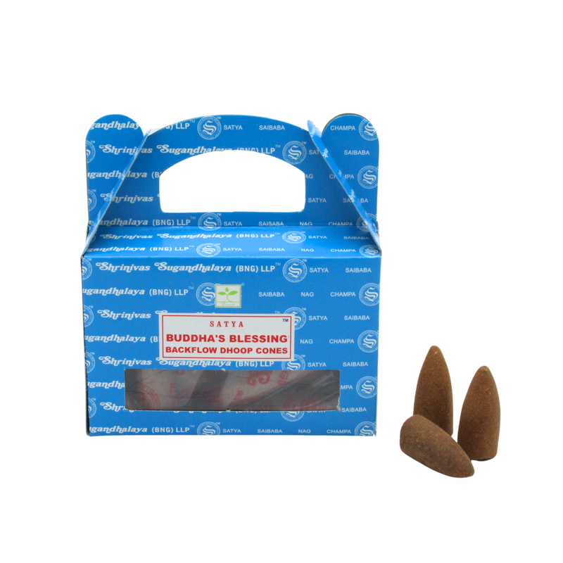 Satya Buddha Blessings Backflow Dhoop cones - Image 3