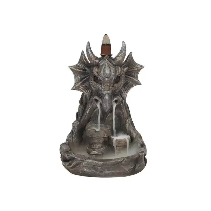 Grey Dragon Backflow Incense Burner