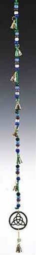 Triquetra with 8 bells with beads in string