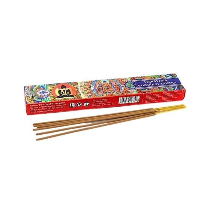 Green Tree Buddhist Tantra Hand Rolled Natural Incense Sticks - Image 3