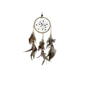 DREAMCATCHER HEMP CORD-WITH CHIPS STONE SPIRAL