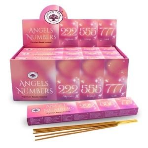 Green Tree Angels Numbers Hand Rolled Natural Incense Sticks
