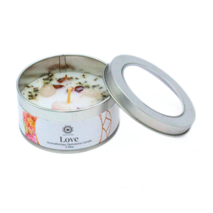 Green Tree Gemstone Scented Candle Love Rose 70g