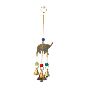 Hanging bells with Metal Elephant